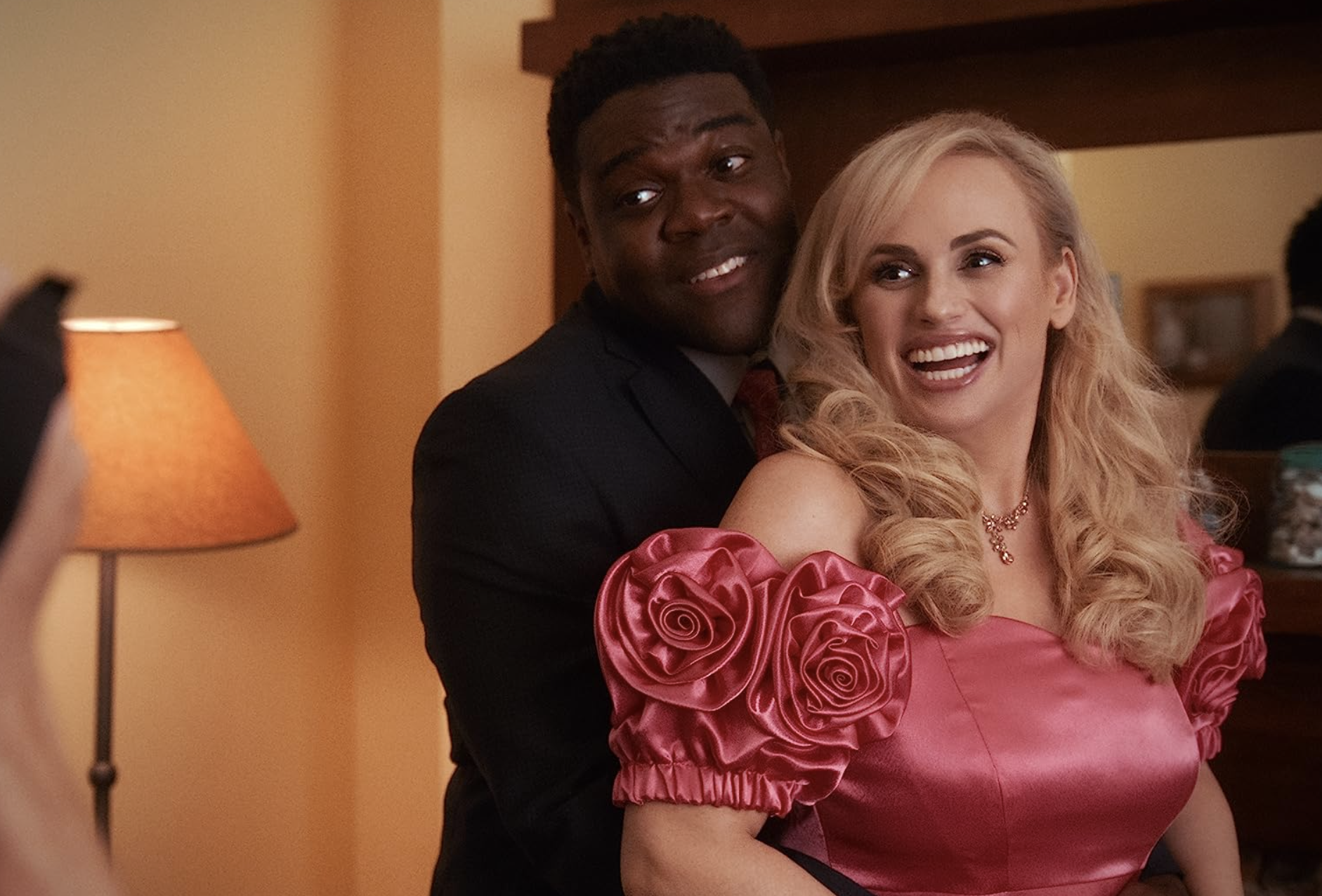 Rebel Wilson and Sam Richardson in Senior Year (2022)