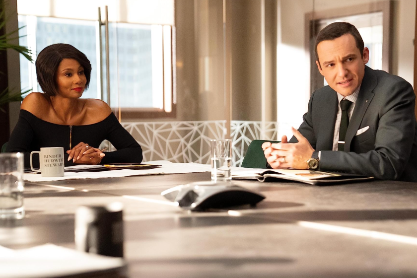 Christopher Cassarino and Emayatzy Corinealdi in the Hulu legal drama, Reasonable Doubt.