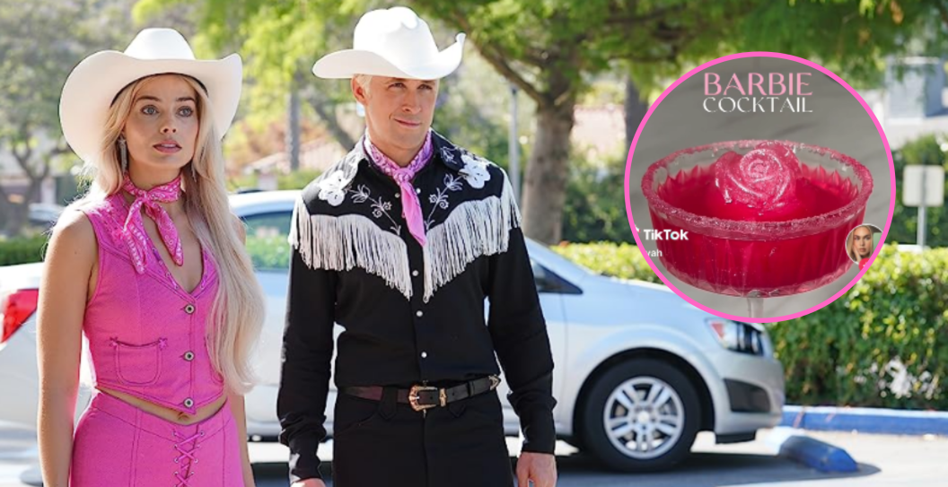 Press shot from 'Barbie' plus screengrab from TikTok.
