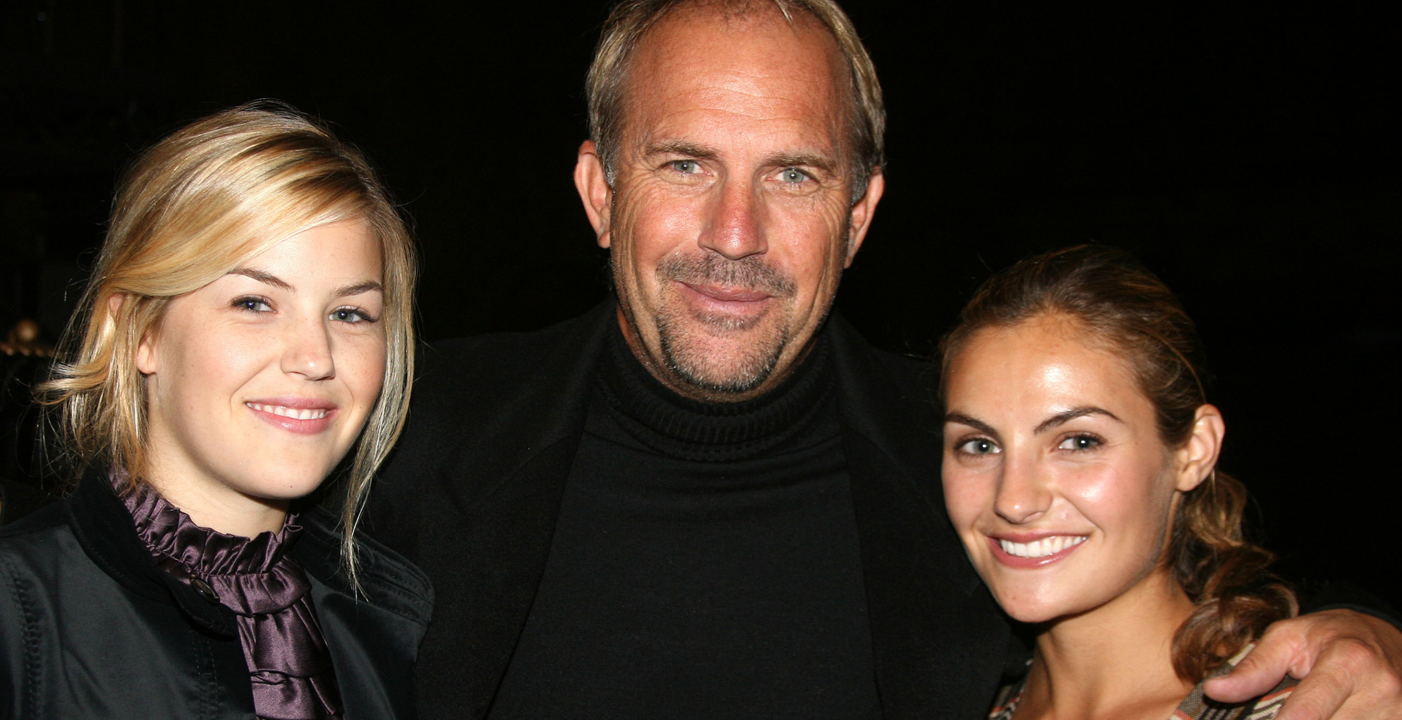 Annie Costner, Kevin Costner and Lily Costner