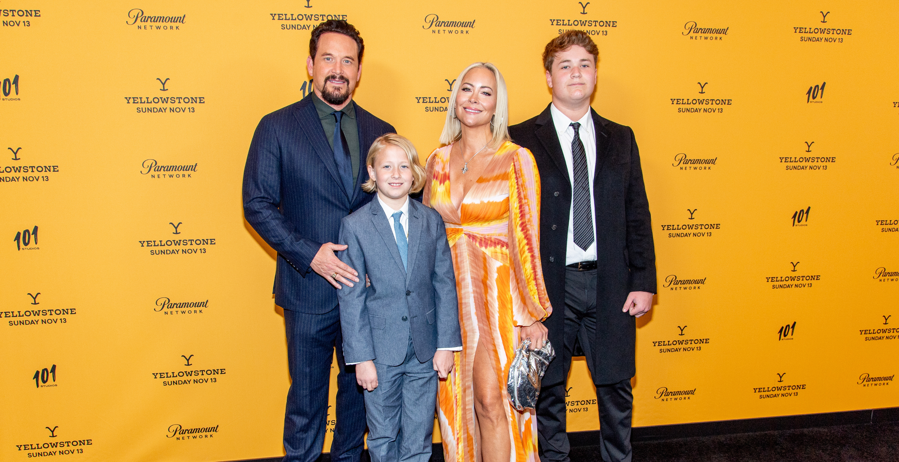 Cole Hauser, Cynthia Daniel and guests attend Paramount's "Yellowstone" Season 5 New York Premiere at Walter Reade Theater on November 03, 2022 in New York City