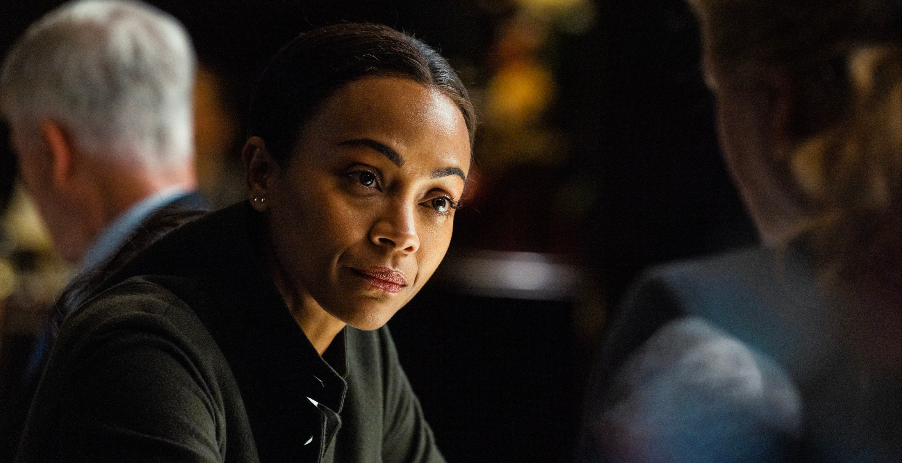 Zoe Saldana as Joe In Special Ops: Lioness, episode 3, season 1, streaming on Paramount+, 2023