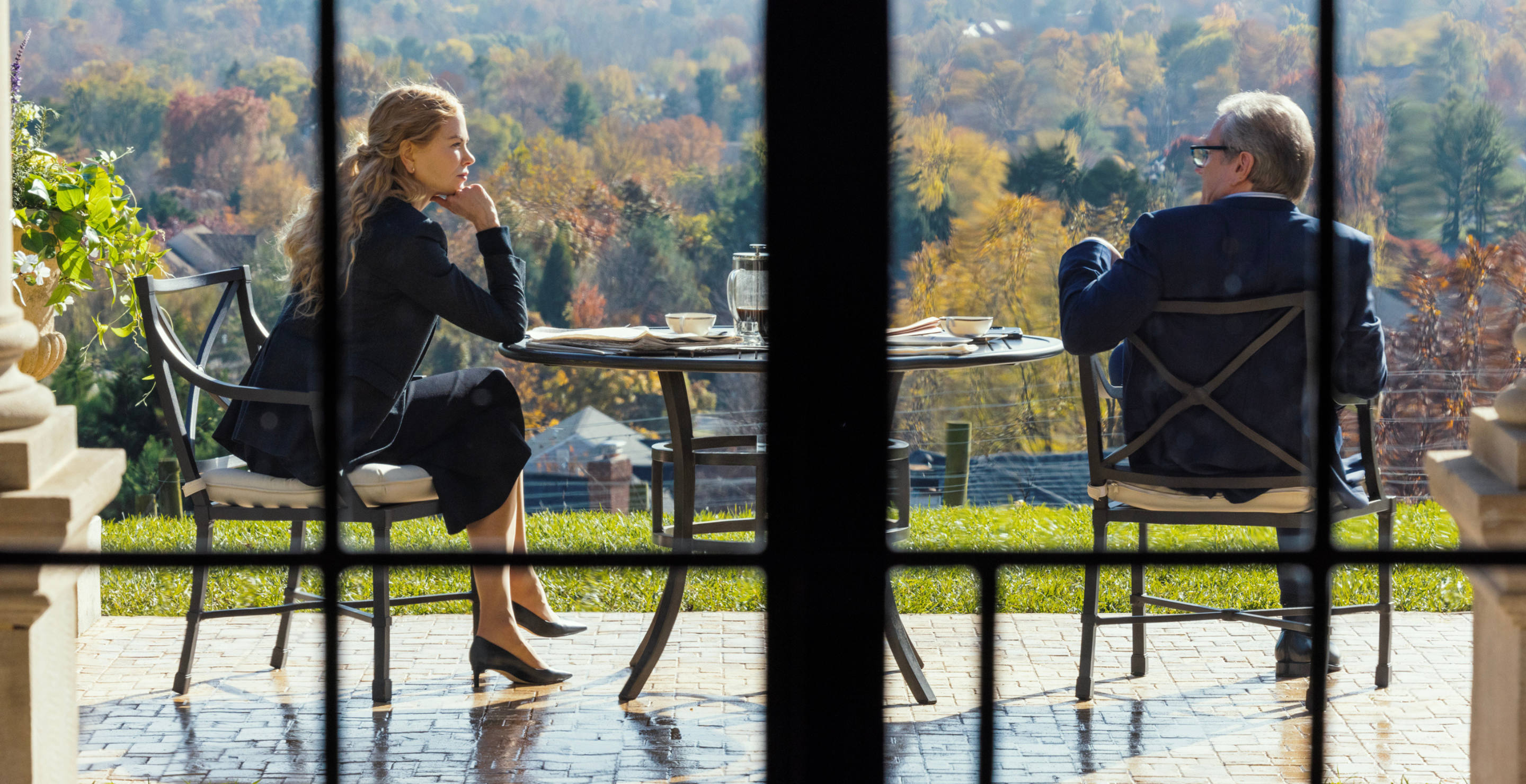 L-R Nicole Kidman as Kaitlyn Meade and Martin Donovan as Errol Meade In Special Ops: Lioness, episode 3, season 1, streaming on Paramount+, 2023.