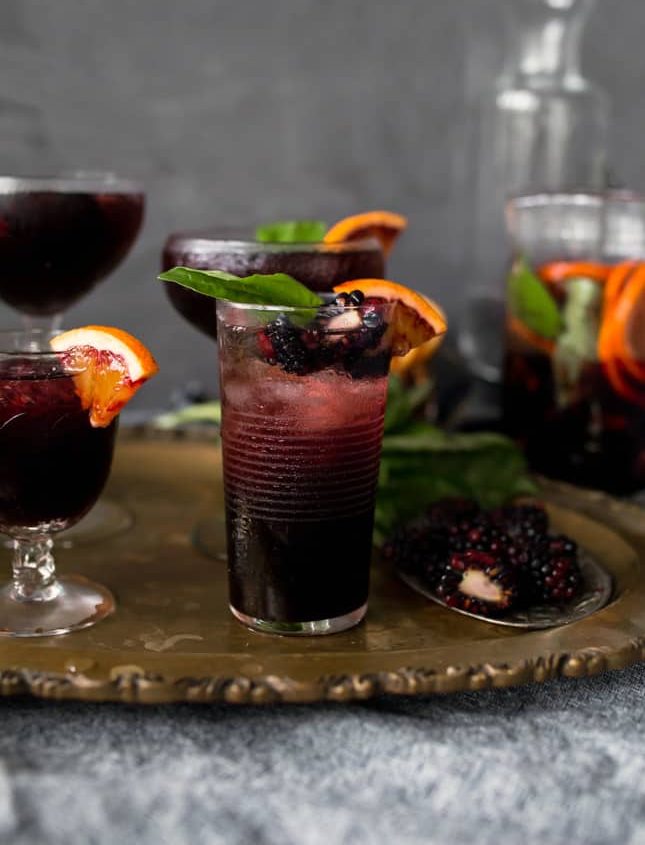 Lena's Kitchen's recipe for dark magic punch