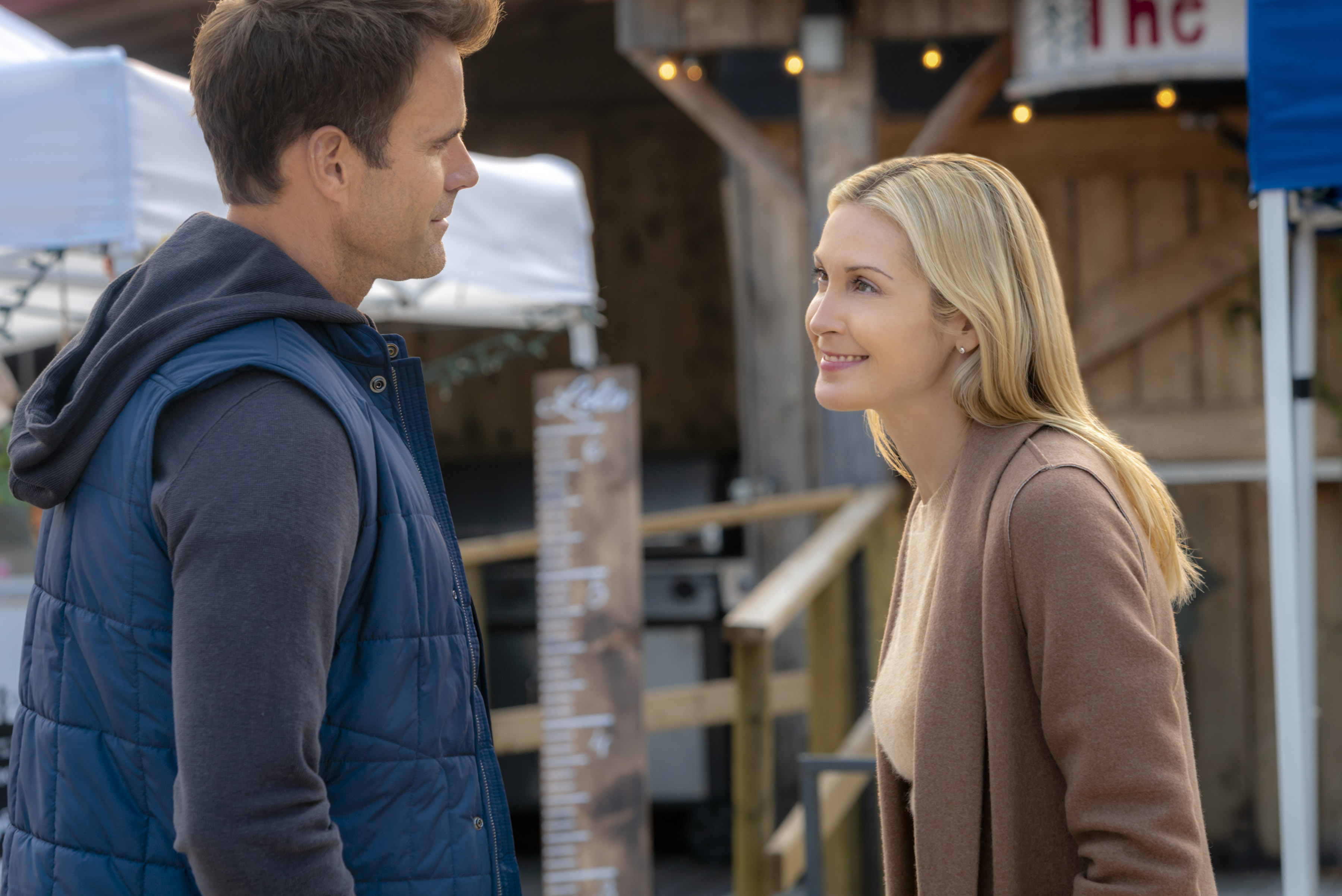 Cameron Mathison and Kelly Rutherford star in Hallmark's "Love, Of Course."