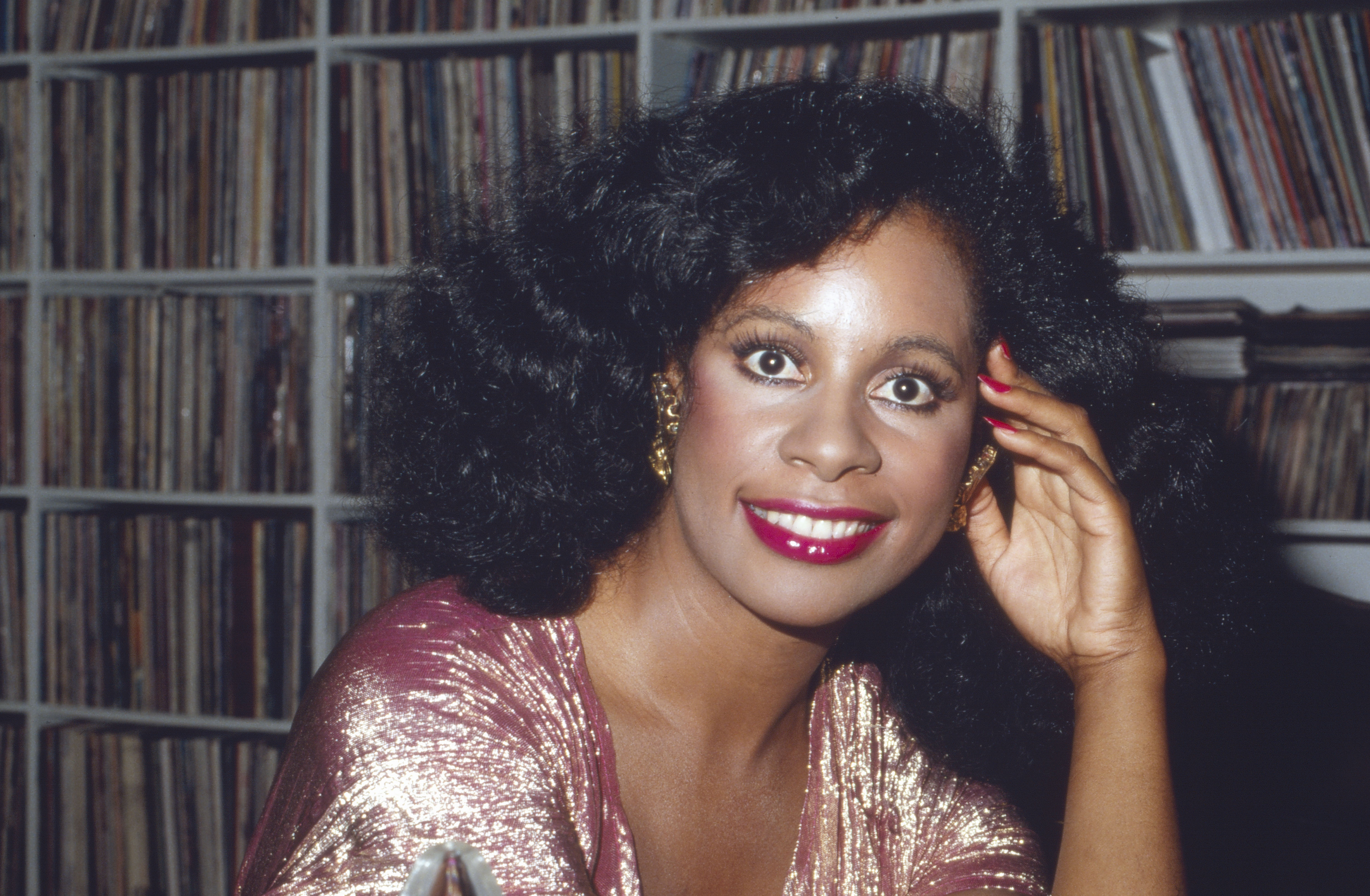Canadian disco singer Claudja Barry, Germany, 1970s. 