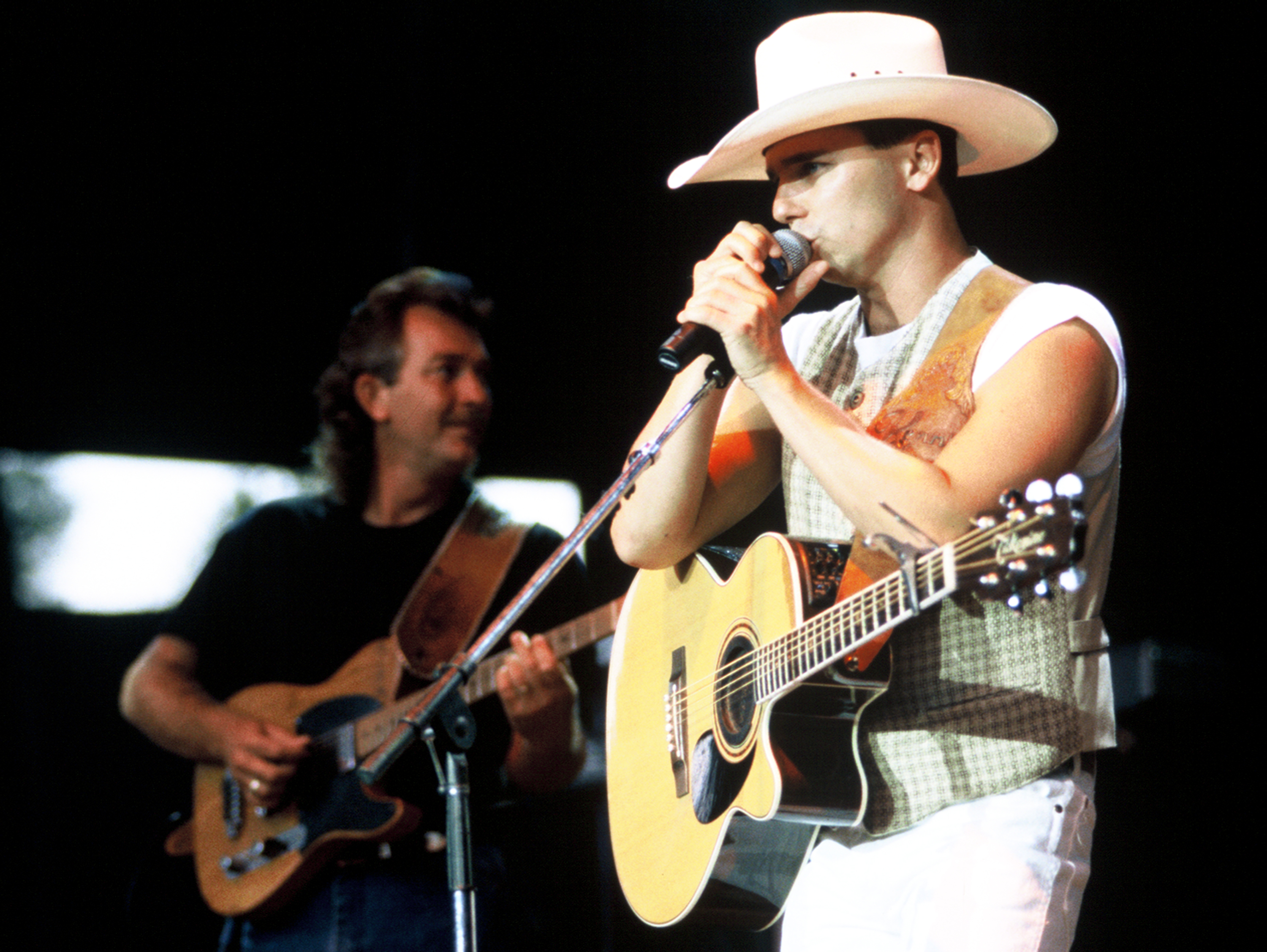 MOUNTAIN VIEW, CA - August 09, Kenny Chesney performing at Shoreline Amphitheater. Event held on August 9, 1996 in Mountain View, California. 