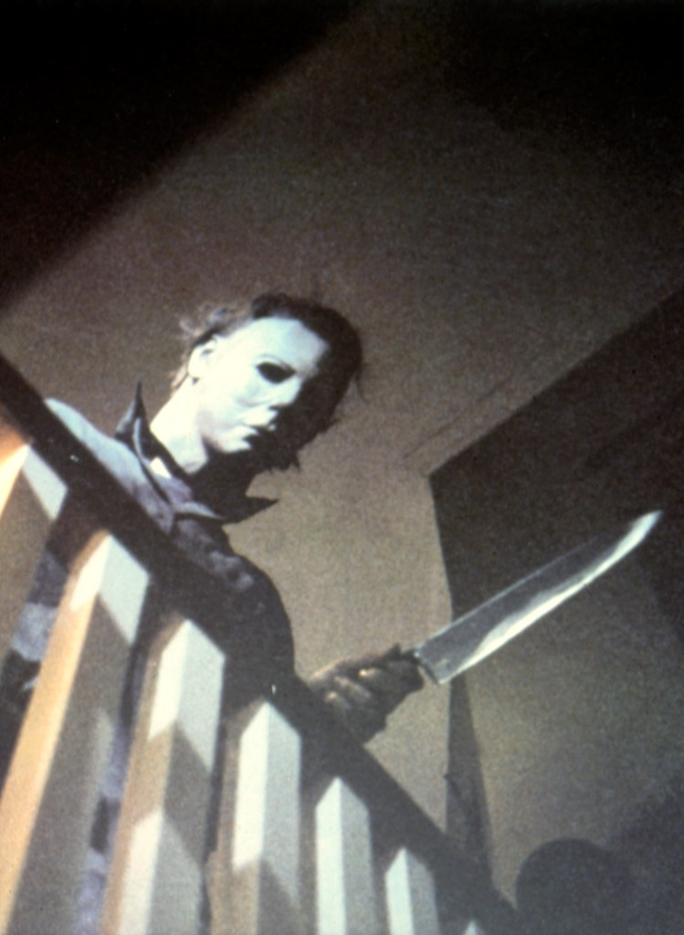 American actor Tony Moran on the set of Halloween, written and directed by John Carpenter.