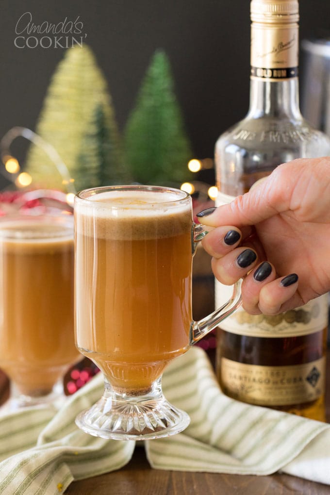 Amanda's Cookin recipe for hot buttered rum