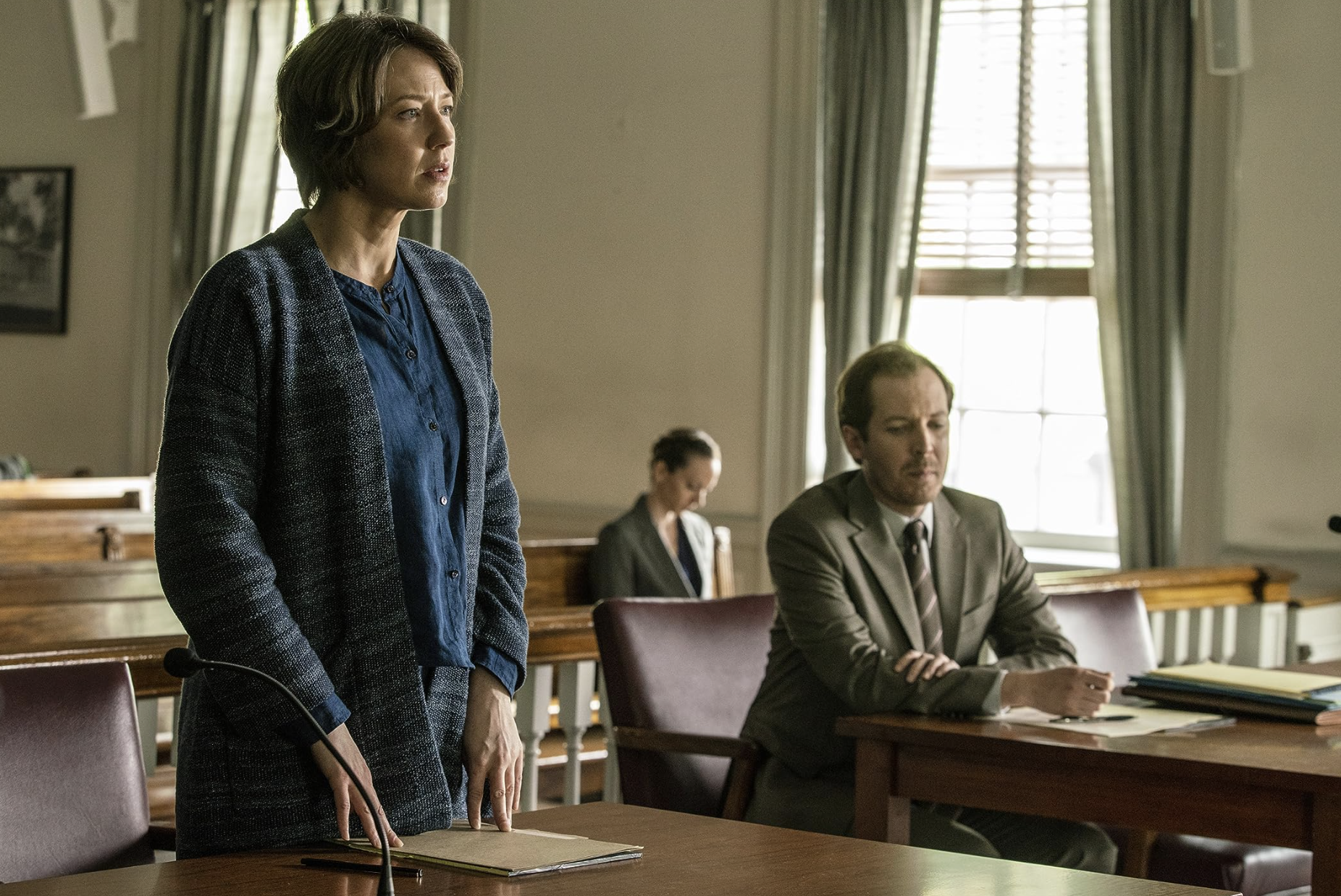 Olli Haaskivi and Carrie Coon in The Sinner (2017)