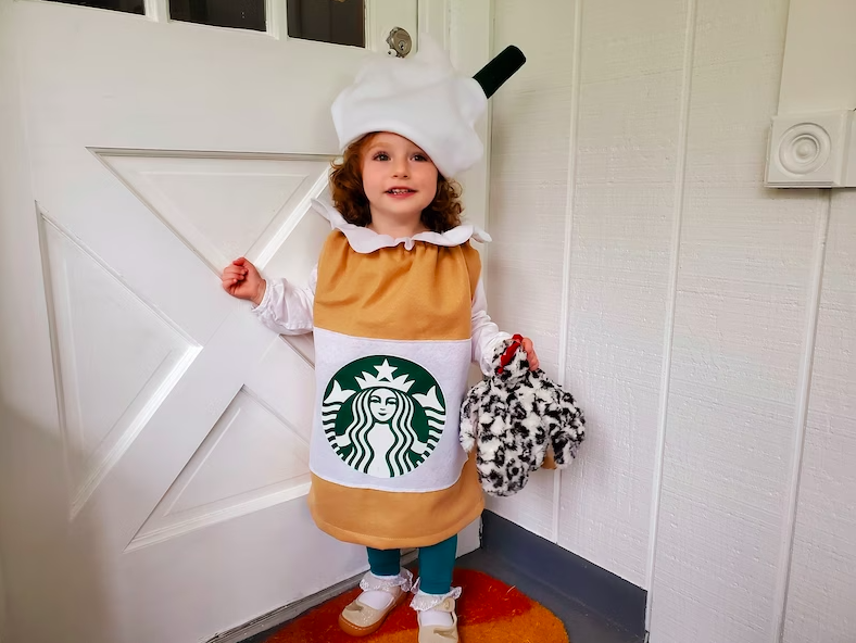 Starbucks Pumpkin Spice Latte costume