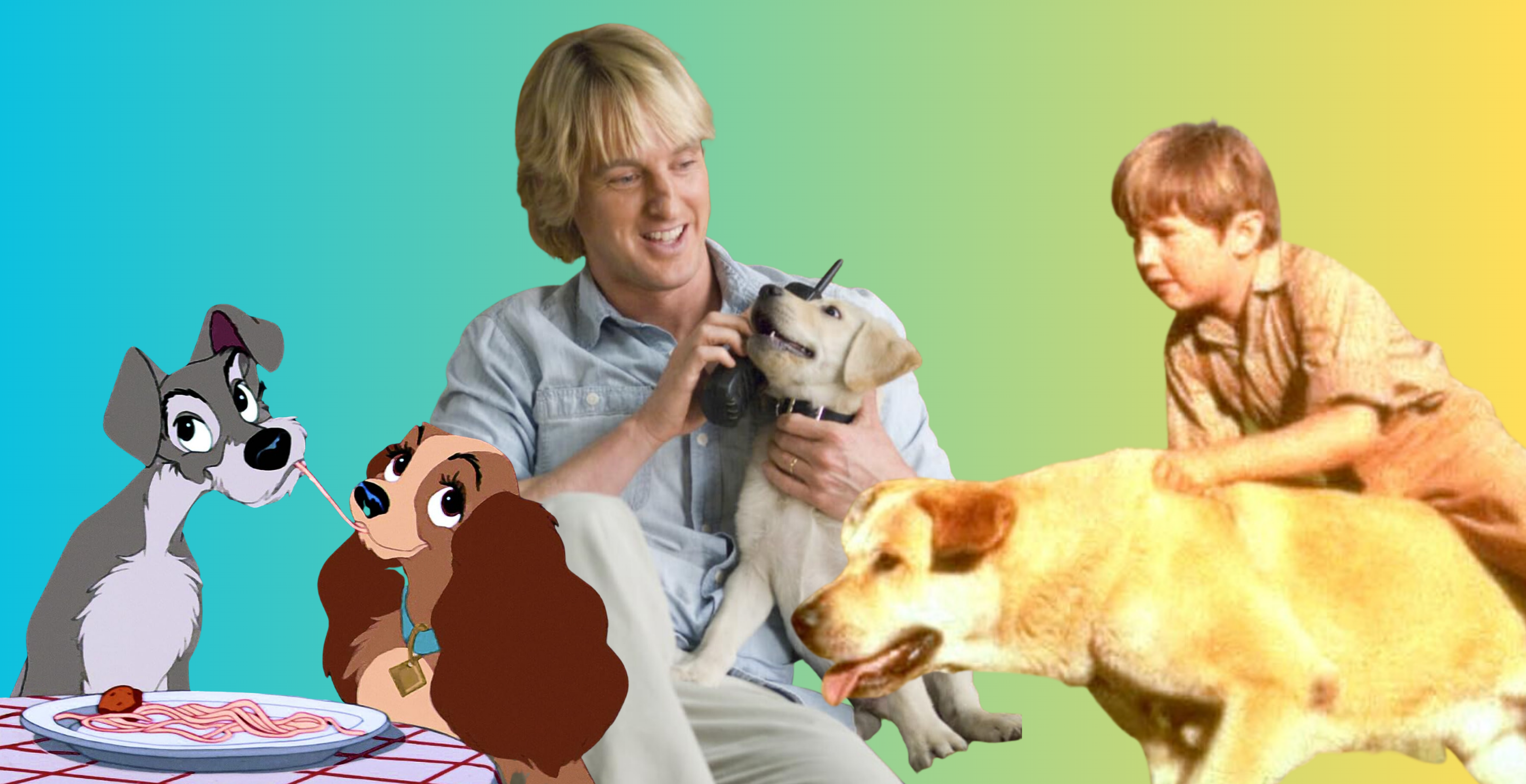 Lady and the Tramp, Marley and Me, Old Yeller