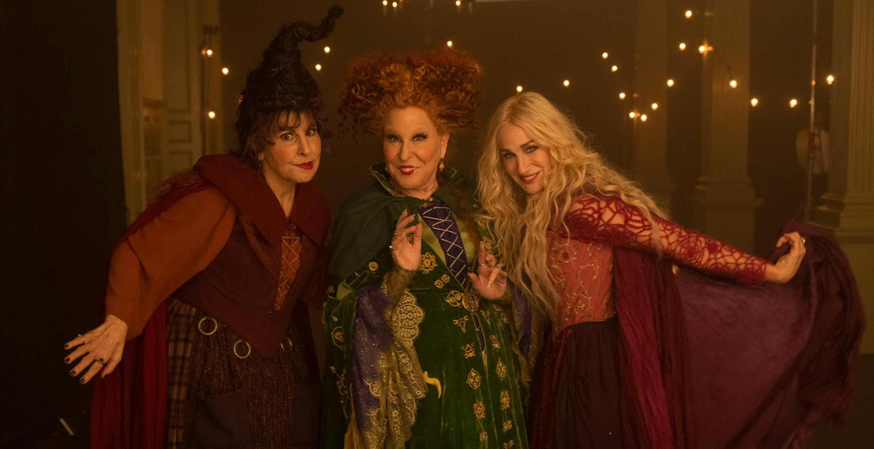 Bette Midler, Sarah Jessica Parker, and Kathy Najimy in Hocus Pocus 2 (2022)