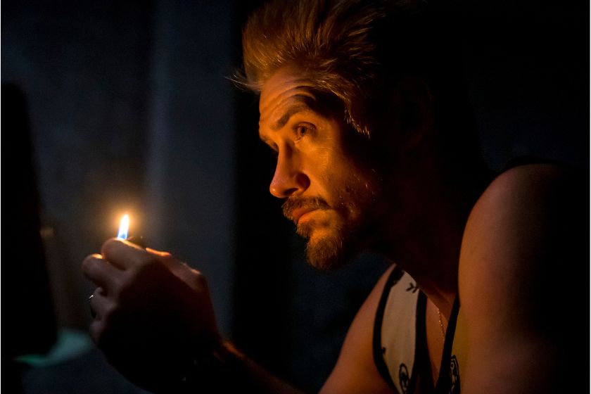 Boyd Holbrook as Clement Mansell in the 'Justified: City Primeval' series finale.