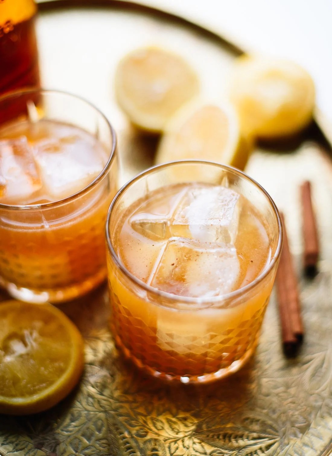 Cookie and Kate's recipe for a cinnamon maple whiskey sour