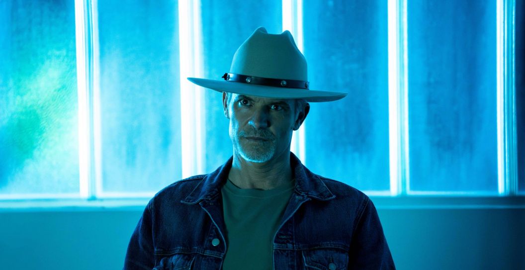 Timothy Olyphant as Raylan Givens in the 'Justified: City Primeval' finale.