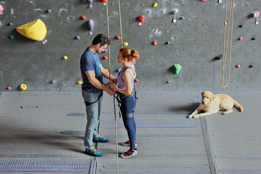 Antonio Cupo and Sarah Drew in Hallmark's 'Guiding Emily'