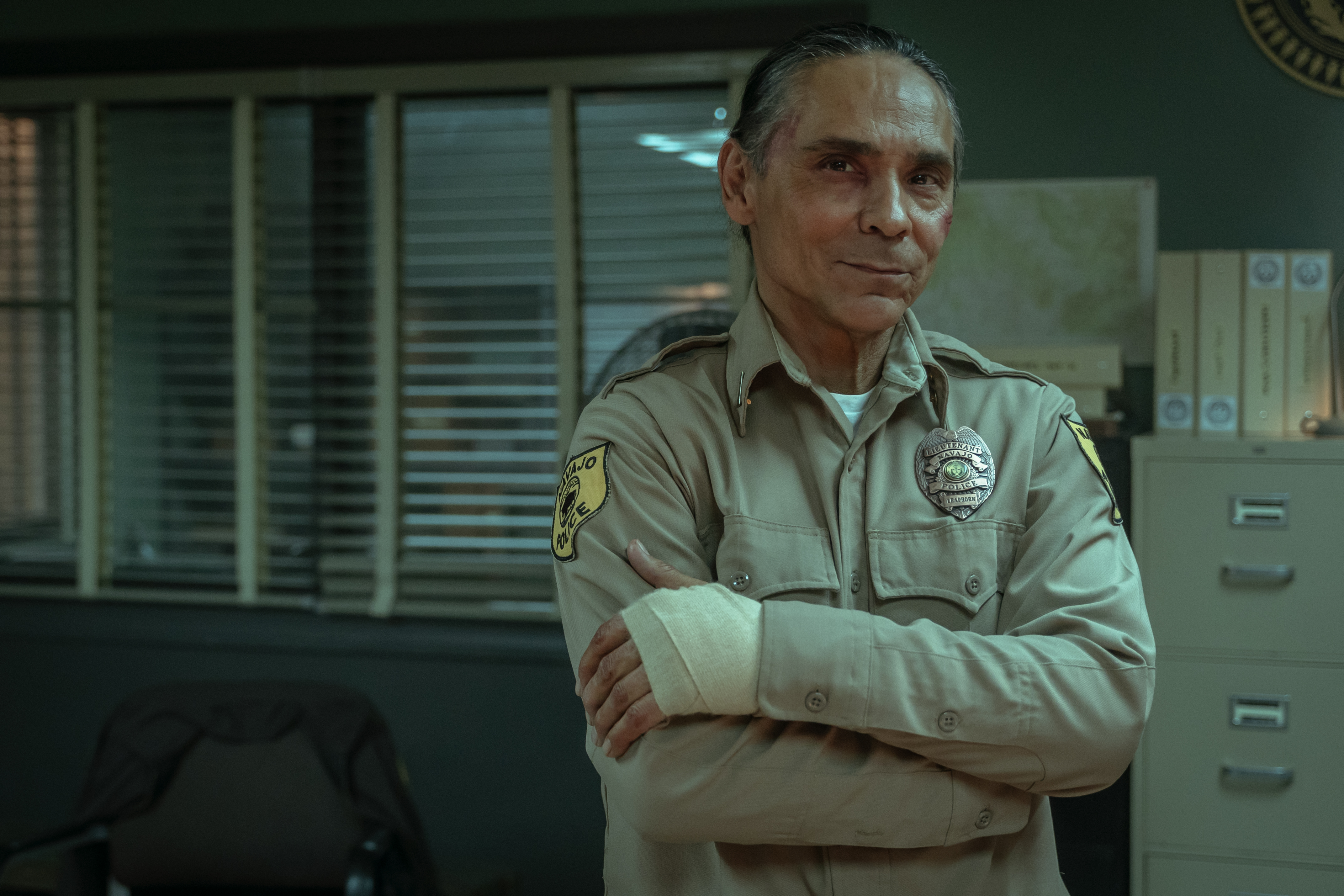 Zahn McClarnon as Joe Leaphorn - Dark Winds _ Season 2, Episode 5