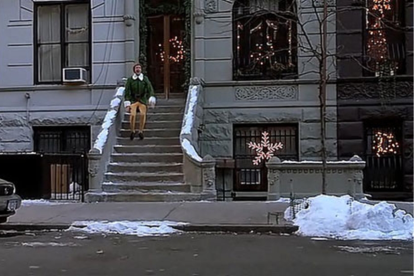 Elf movie apartment building