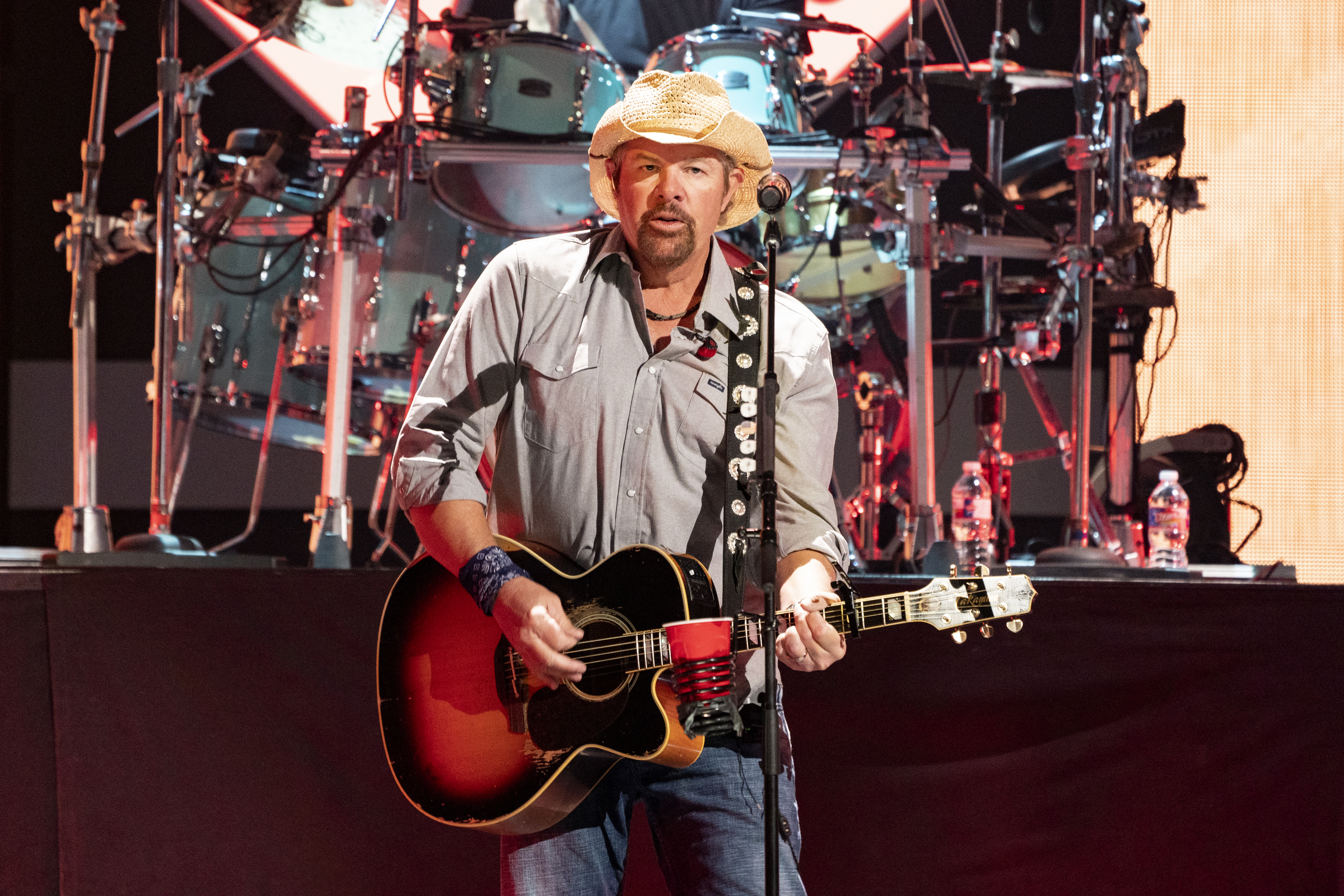 AUSTIN, TEXAS - OCTOBER 30: Toby Keith performs onstage during the 2021 iHeartCountry Festival Presented By Capital One at Frank Irwin Center on October 30, 2021 in Austin, Texas. 