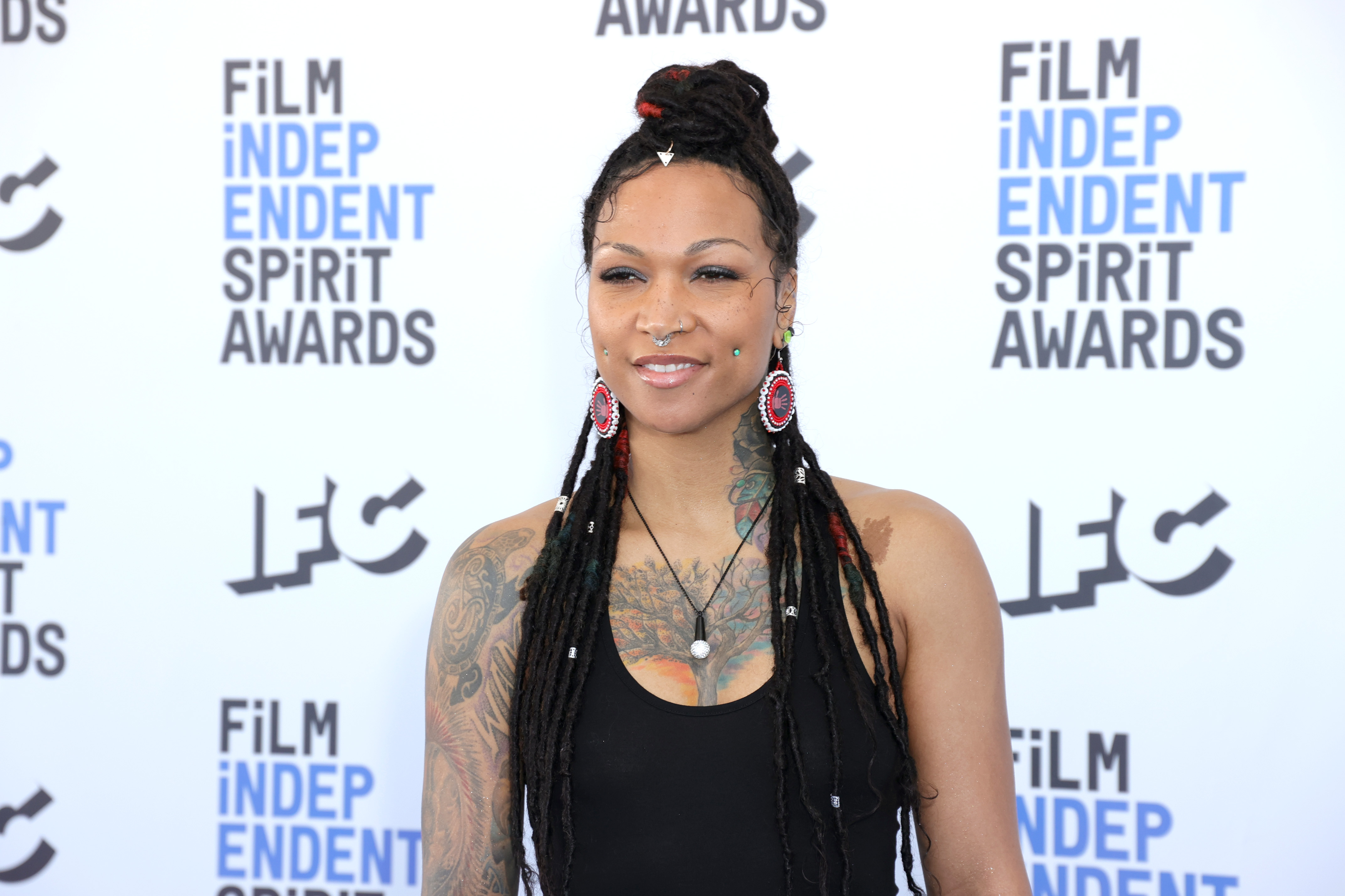 SANTA MONICA, CALIFORNIA - MARCH 06: Kali Reis attends the 2022 Film Independent Spirit Awards on March 06, 2022 in Santa Monica, California.