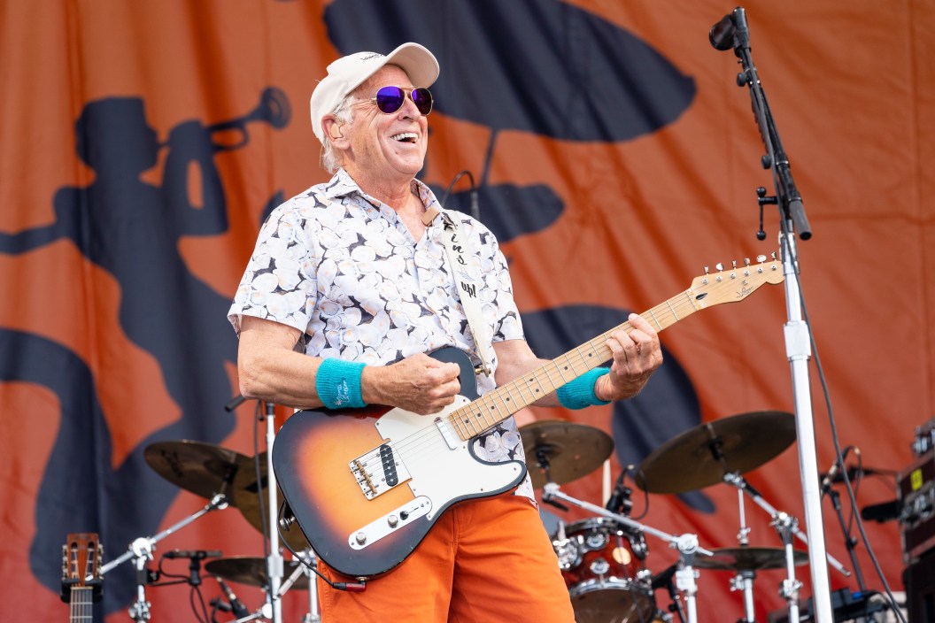 NEW ORLEANS, LOUISIANA - MAY 08: Jimmy Buffett performs during 2022 New Orleans Jazz & Heritage Festival at Fair Grounds Race Course on May 08, 2022 in New Orleans, Louisiana.