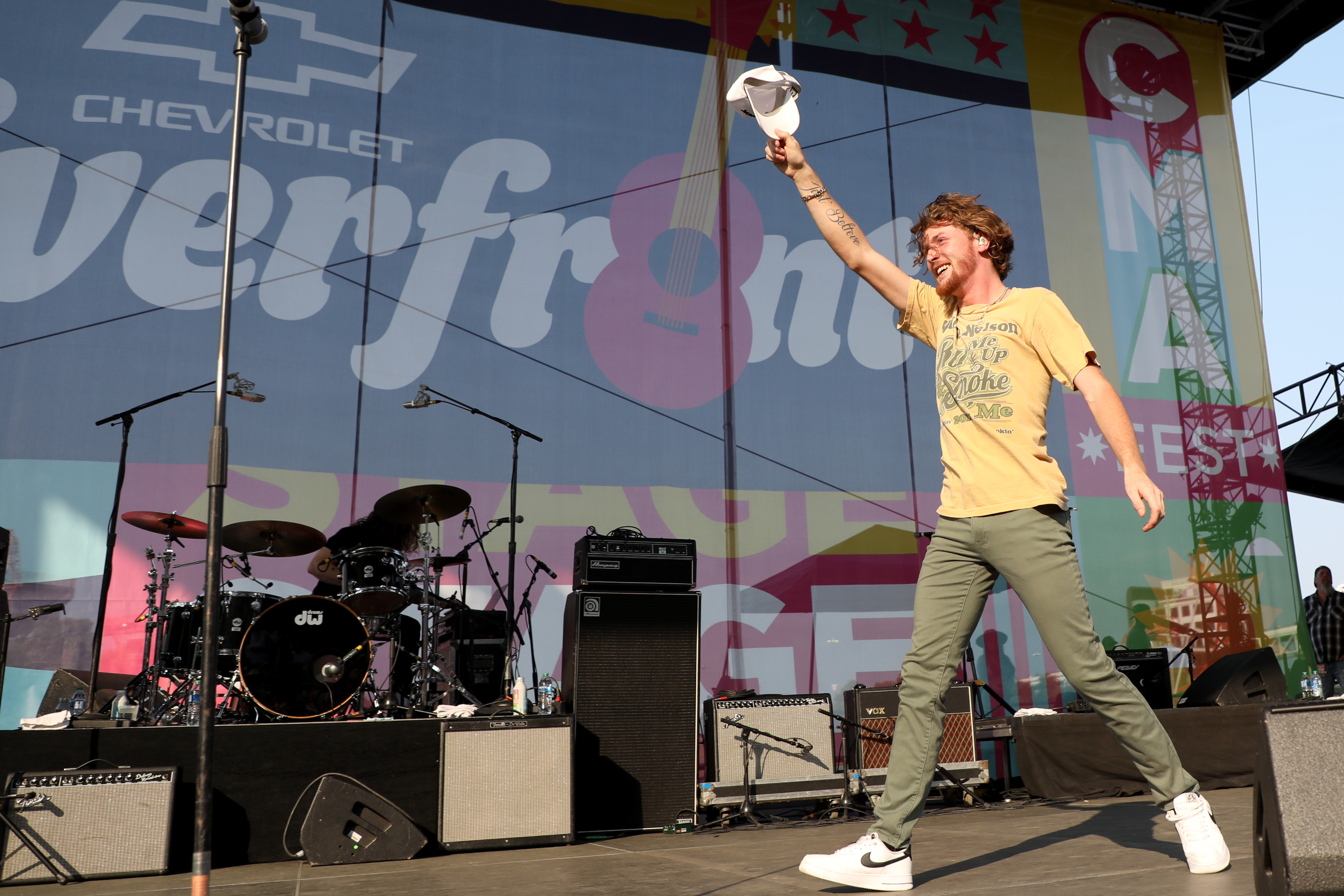 NASHVILLE, TENNESSEE - JUNE 08: Bailey Zimmerman performs onstage during day one of CMA Fest 2023 at the Chevy Riverfront Stage on June 08, 2023 in Nashville, Tennessee. 