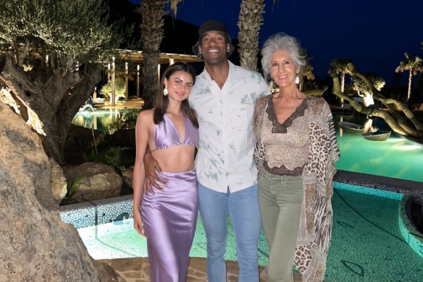 Rachel Kirkconnell, Matt James and Patty James
