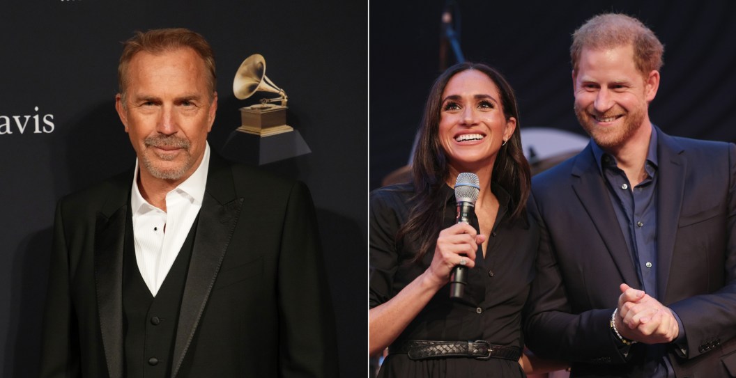 Kevin Costner Meghan Markle and Prince Harry design