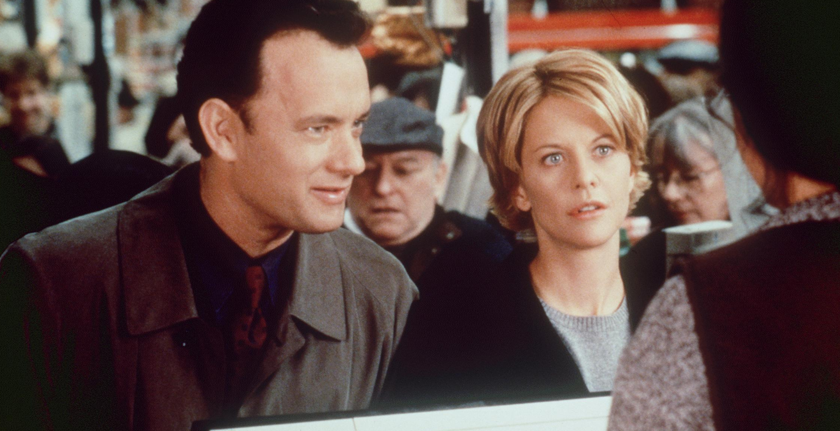 Tom Hanks and Meg Ryan in a scene from "You've Got Mail."