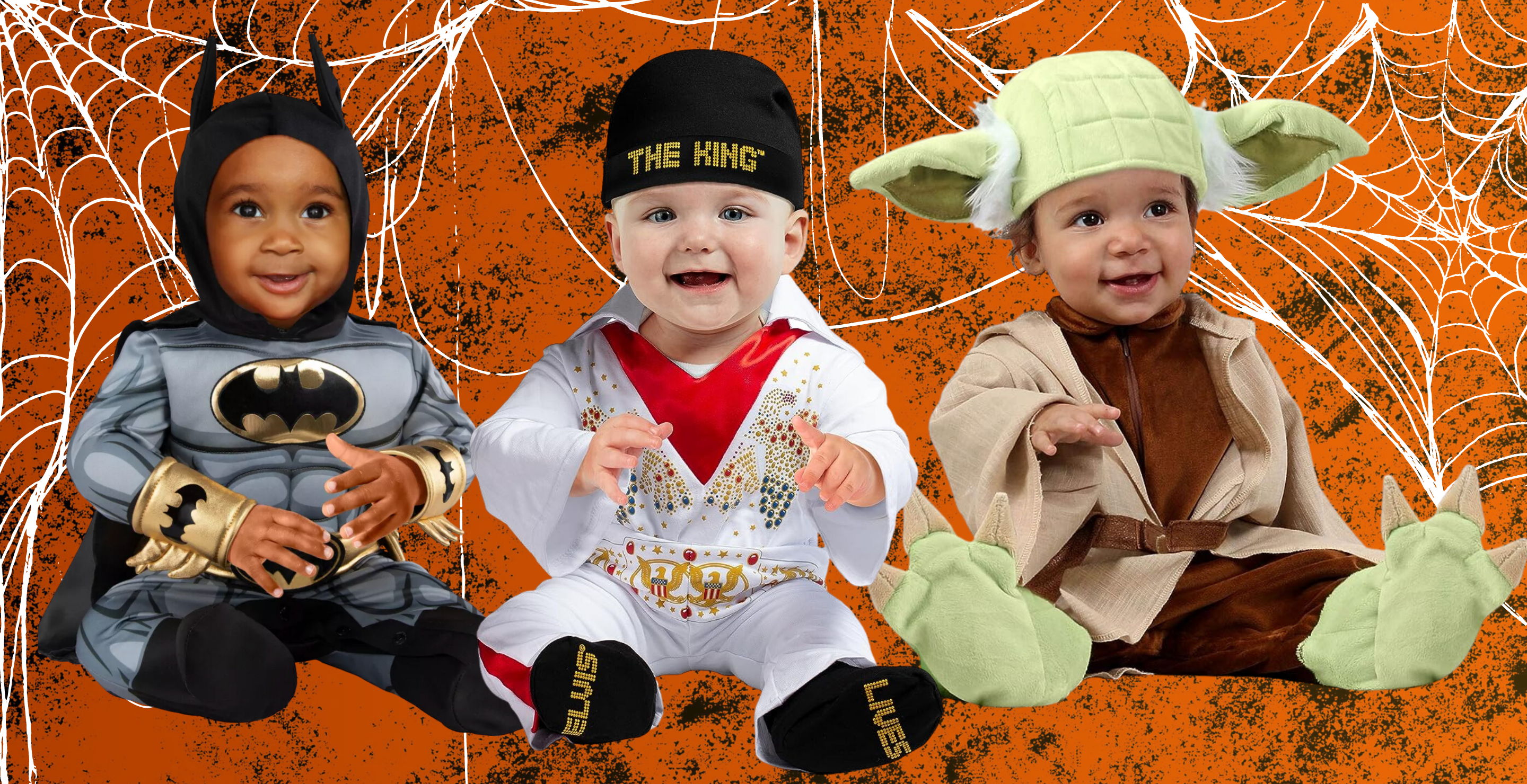 batman costume/ Elvis baby costume/ Yoda costume