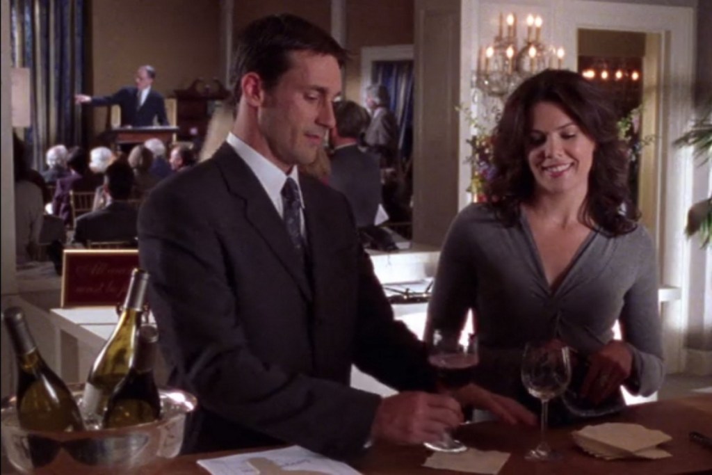 Jon Hamm on "Gilmore Girls" 2002.