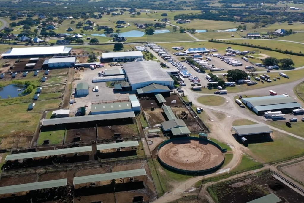 Bosque Ranch aerial view