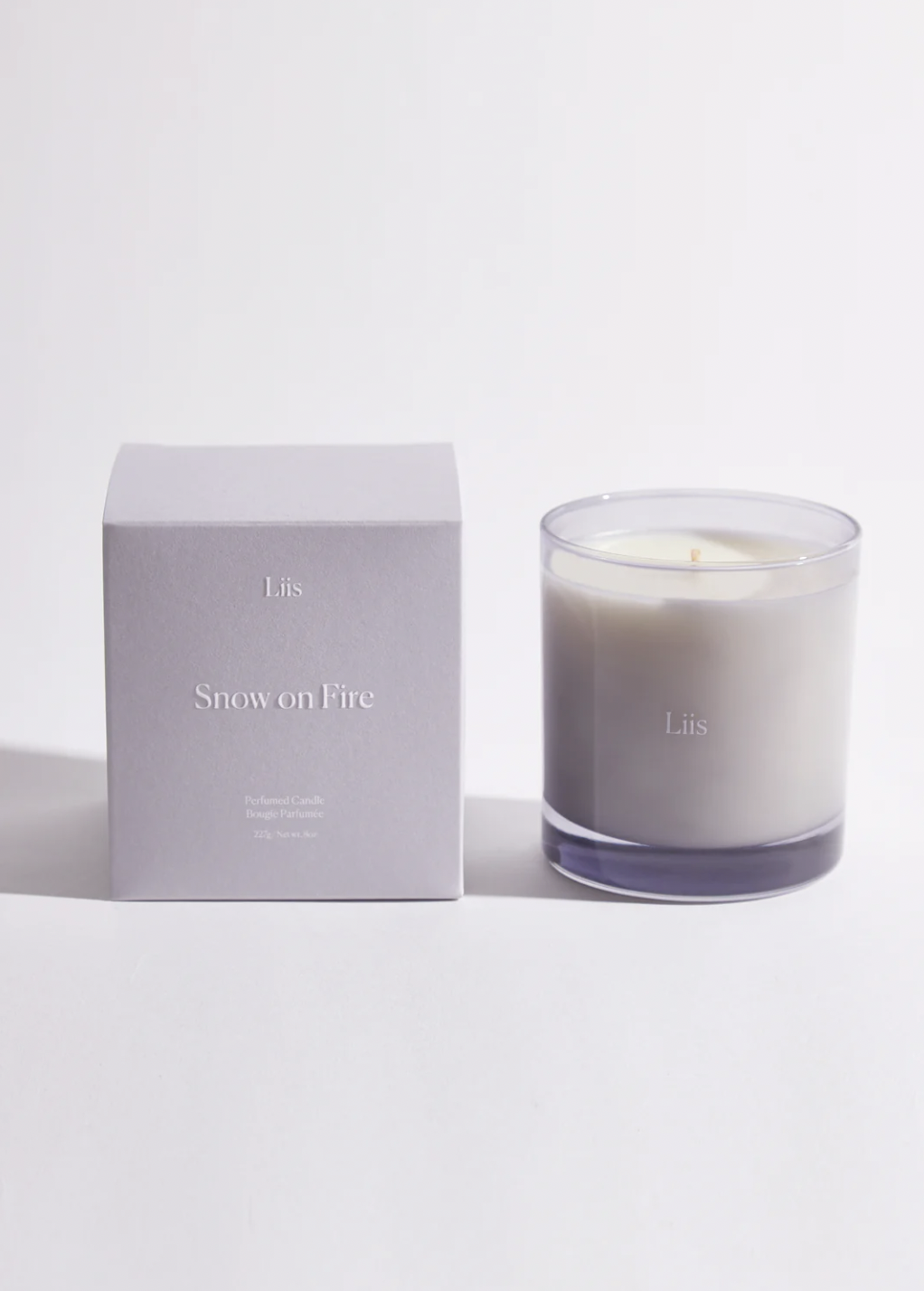 Liis Fragrances Snow on Fire candle