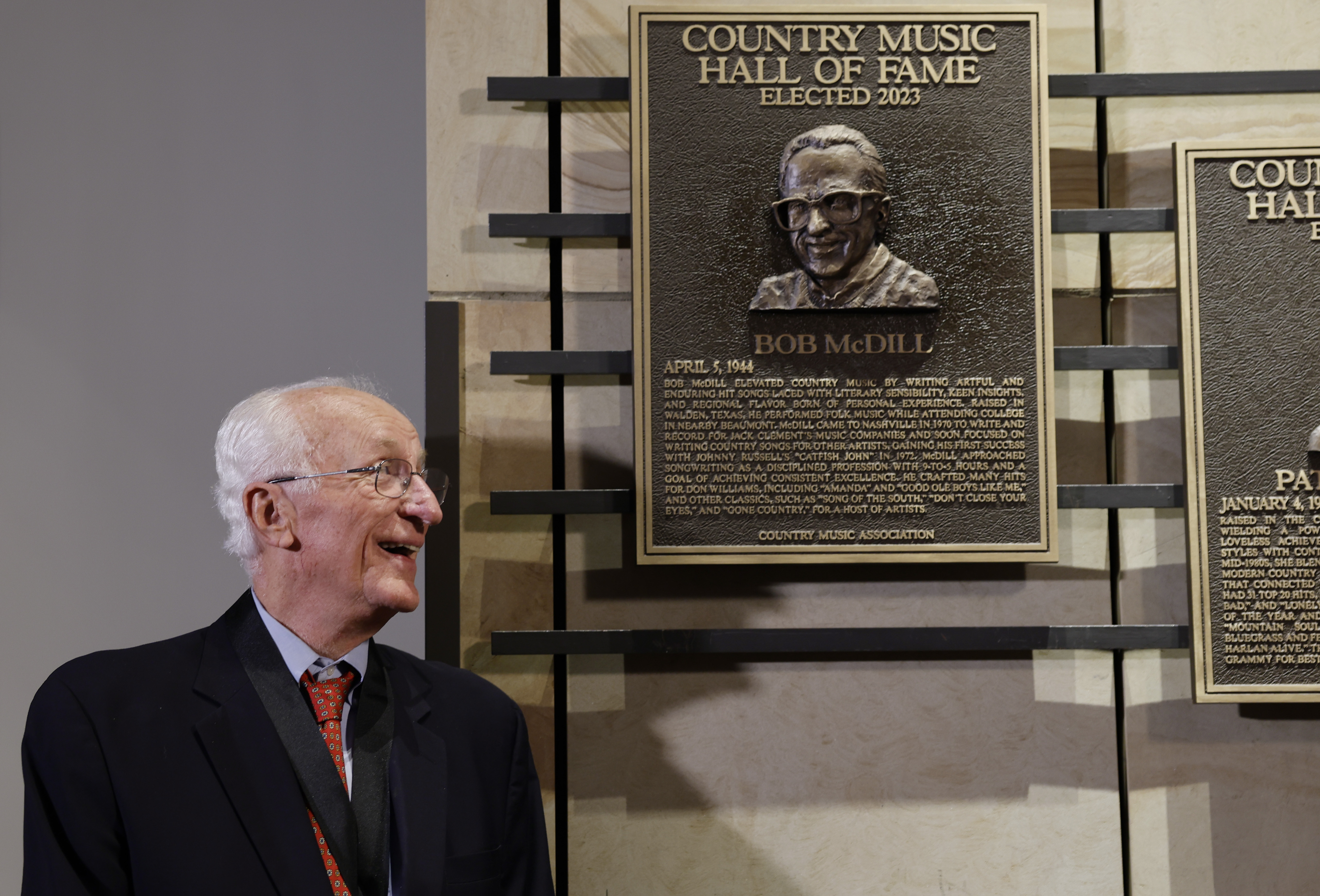  Honoree, Bob McDill attends the Class of 2023 Medallion Ceremony at Country Music Hall of Fame and Museum on October 22, 2023 in Nashville, Tennessee. (Photo by Jason Kempin/Getty Images)