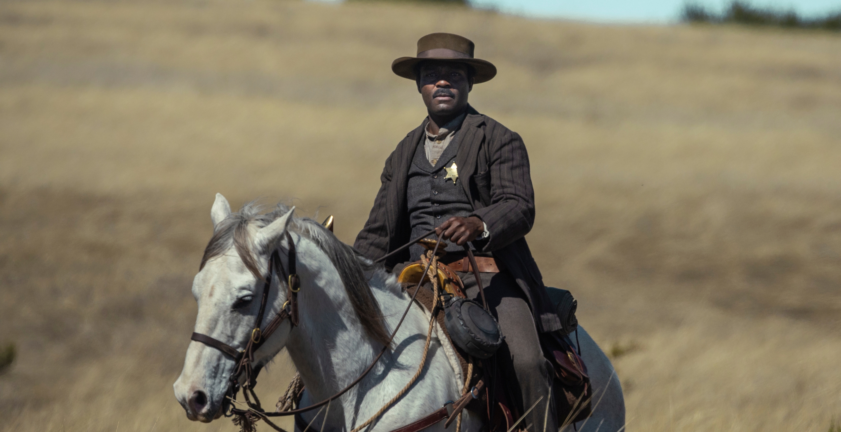 David Oyelowo as Bass Reeves in Lawmen: Bass Reeves streaming on Paramount+, 2023.