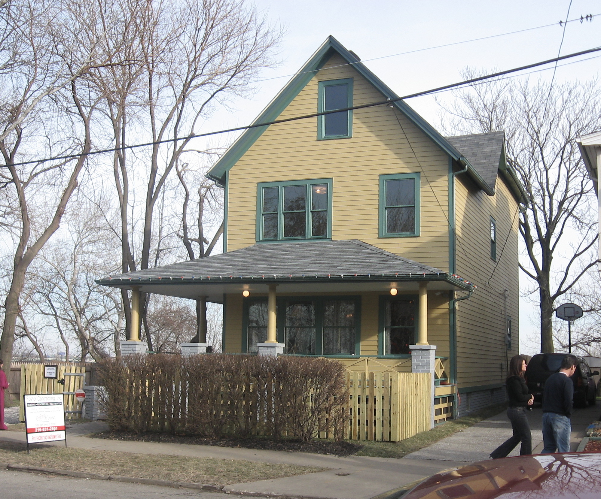 The house used for exterior shots of Ralphie's home from the movie 'A Christmas Story'. Cleveland, Ohio.