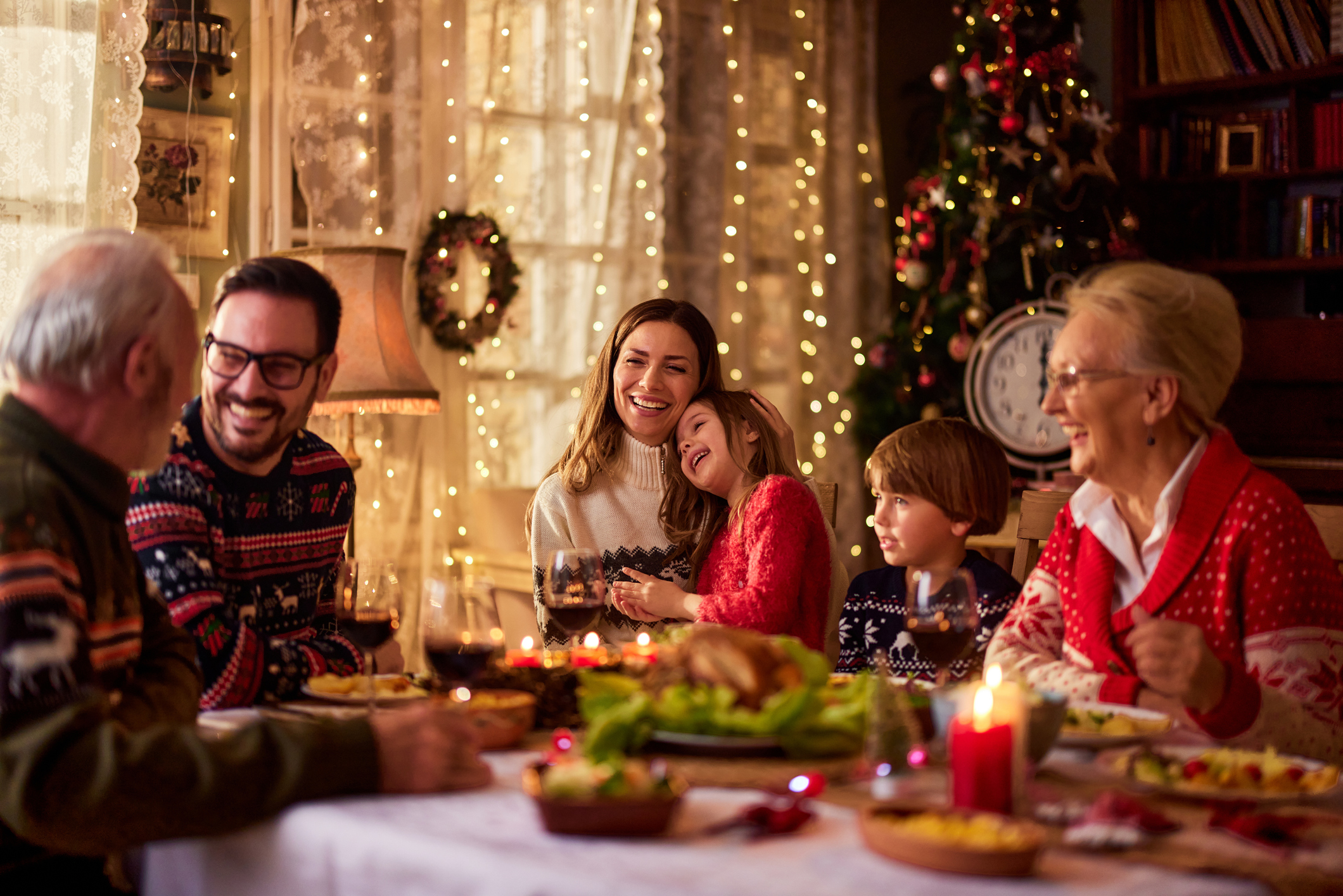 Family at Christmas