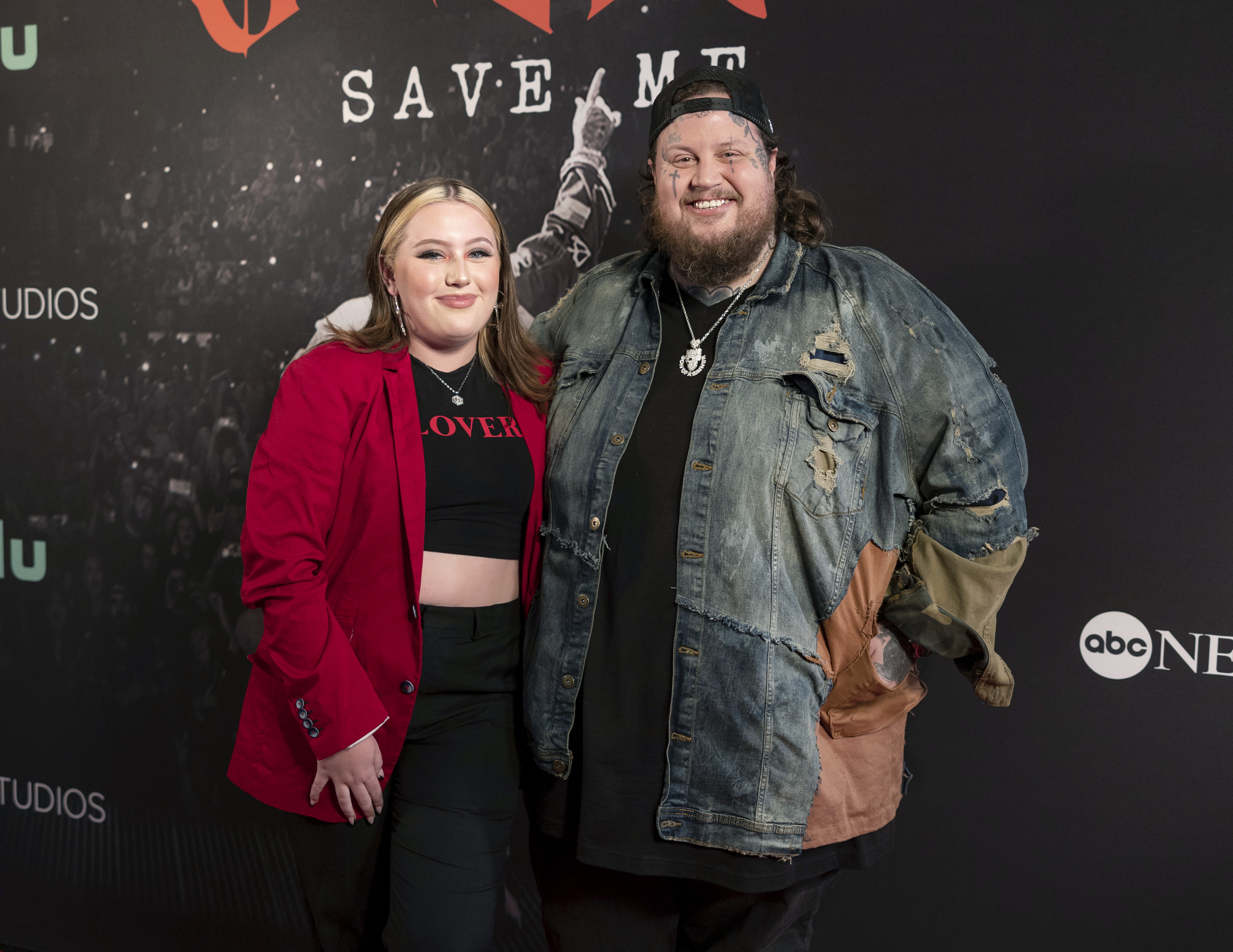 NASHVILLE, TENNESSEE - MAY 30: Jelly Roll (right) and daughter Bailee Ann attend the "Jelly Roll: Save Me" Documentary World Premiere at the Ryman Auditorium on May 30, 2023 in Nashville, Tennessee. 