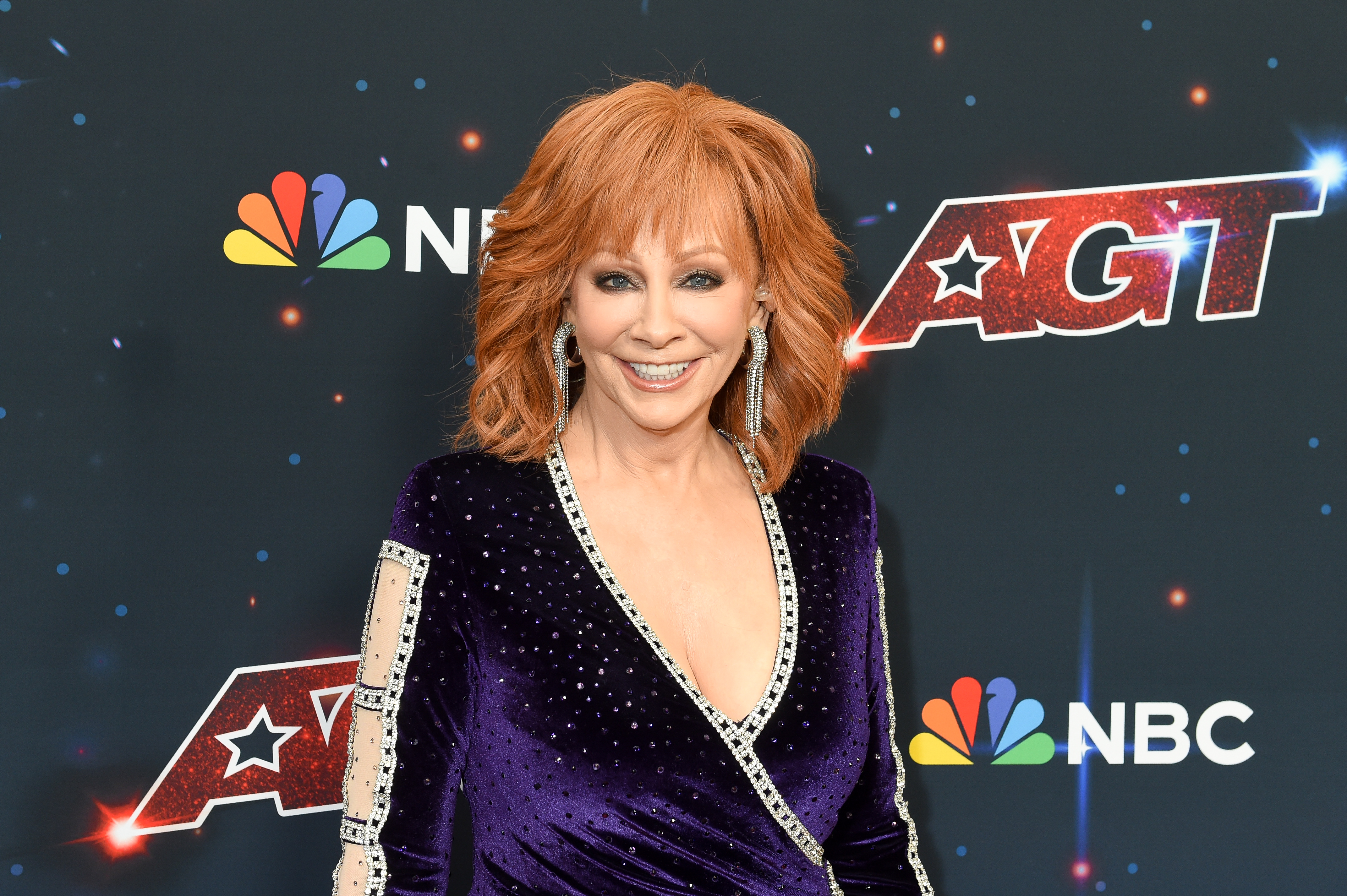 Reba McEntire at the "America's Got Talent" Red Carpet at the Hotel Dena on September 20, 2023 in Pasadena, California.