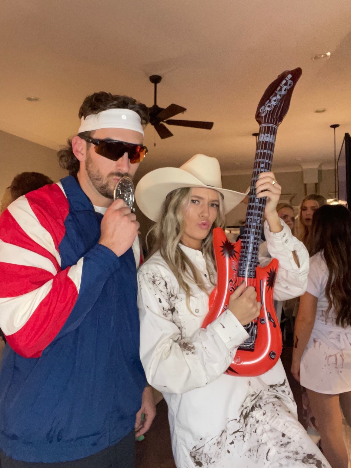 Mackenzie Carpenter and brother Micah in Halloween costumes