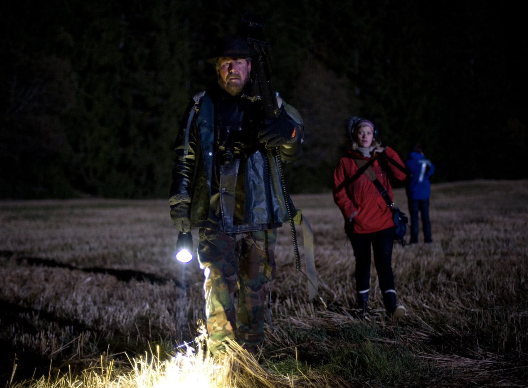 Otto Jespersen and Johanna M&oslash;rck in Troll Hunter (2010)
