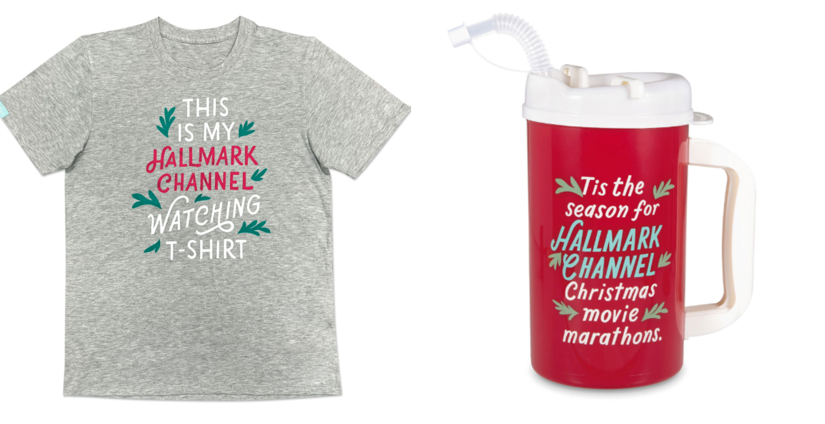 Hallmark channel T-shirt/ Hallmark channel cup