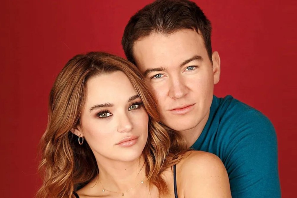 Hunter King and her then-fianc&eacute; Nico Svoboda.