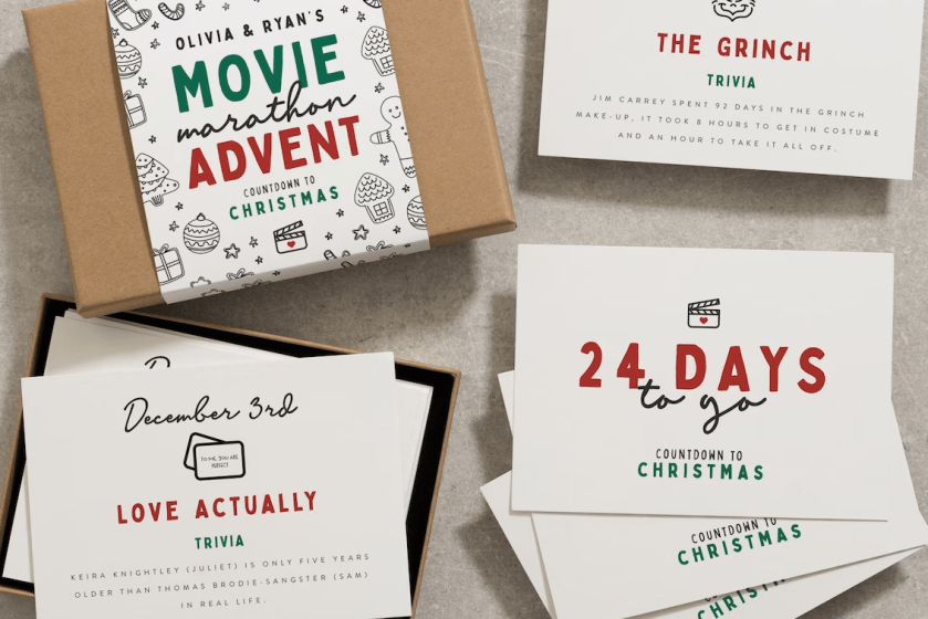 christmas movie advent