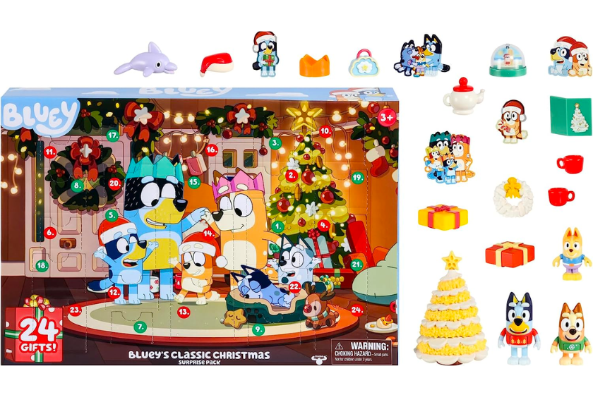 Bluey themed advent calendar