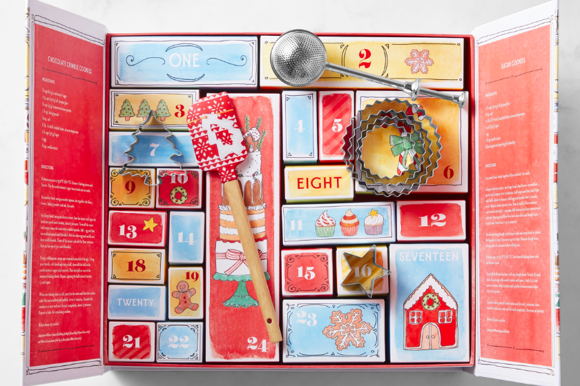 cookie baking advent calendar