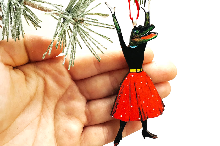 alligator ornament stocking stuffer