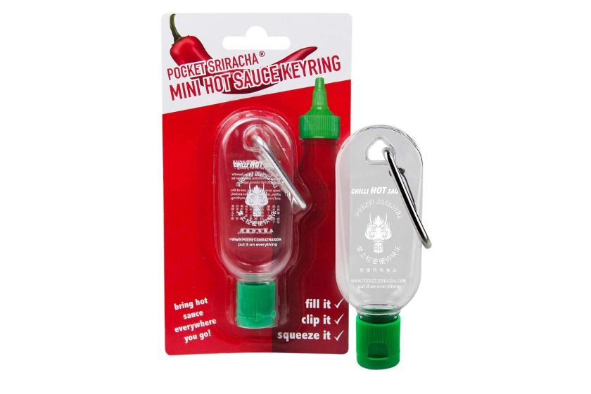 hot sauce keychain stocking stuffer