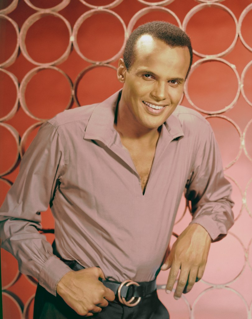 American actor and singer Harry Belafonte poses circa 1956.